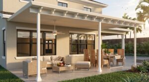 Contempo Patio cover installed by Inside Out Remodeling