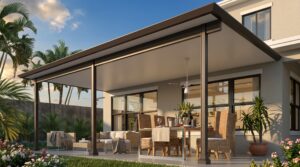 Moderno Patio cover installed by Inside Out Remodeling